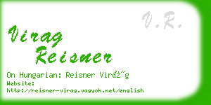 virag reisner business card